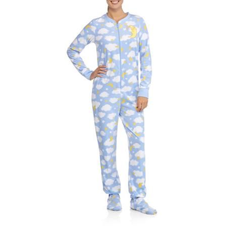 Women's Micro Fleece One-Piece Footed Pajamas Footed Pajamas, Footie Pajamas Womens, Footie Pajamas, Cute Onesies, Pyjamas Womens, Footie Pajama, Comfy Cozy, Comfy Fashion, Night Gown