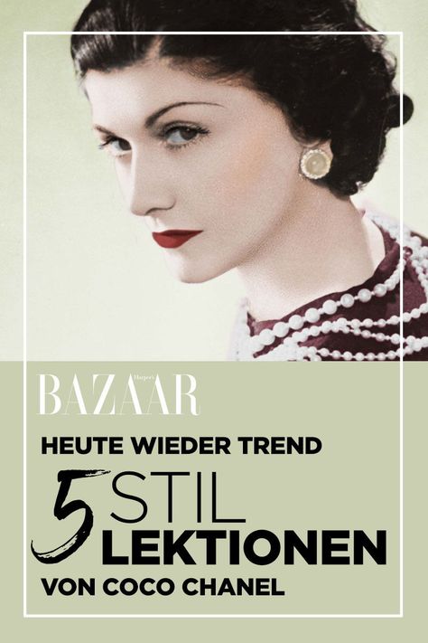 Coco Chanel inspirierte als Designerin bei Chanel und mit ihrer persönlichen Mode. Diese Stil-Lektionen der Französin sind heute wieder Trend und perfekt für eine Capsule Wardrobe sowie minimalistische Looks. Aktuelle Outfit-Ideen zeigen wir dir jetzt hier! #cocochanel #chanel #coco #stil #style #mode #modetrends #trend #minimalistische #mode #capsule #looks #fashion #icon #ikone #harpersbazaar Coco Chanel Style Outfits, Chanel Style Outfits, Coco Chanel Fashion, Chanel Fashion, Fashion Icon, Harper's Bazaar, Coco Chanel, Capsule Wardrobe, Coco