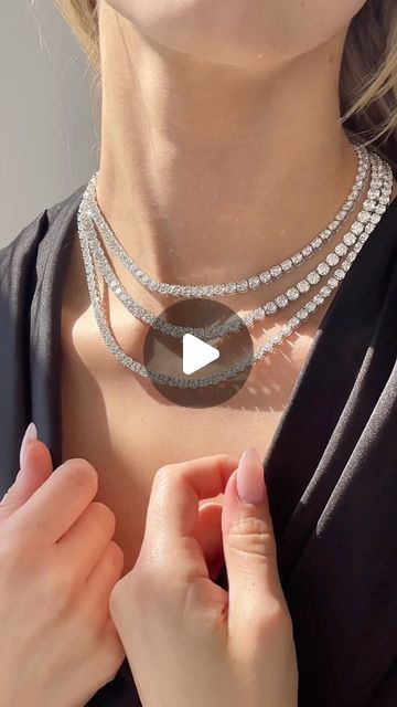 RAHAMINOV DIAMONDS JEWELRY on Instagram: "Triple the brilliance with our exquisite round cut Diamond Tennis Necklaces. Pure elegance that dazzles from every angle. ✨💎

#RahaminovDiamonds #DiamondTennisNecklace #TimelessBeauty #RahaminovDiamonds #necklace #neckmess #necklaceoftheday #jewelry #jewelryaddict #sparkle #tennisnecklace 

(NK-8163, NK-8475, NK-8113B)" Diamond Tennis Necklace, Diamonds Jewelry, Pure Elegance, Tennis Necklace, Round Cut Diamond, Timeless Beauty, Round Cut, Diamond Jewelry, Tennis