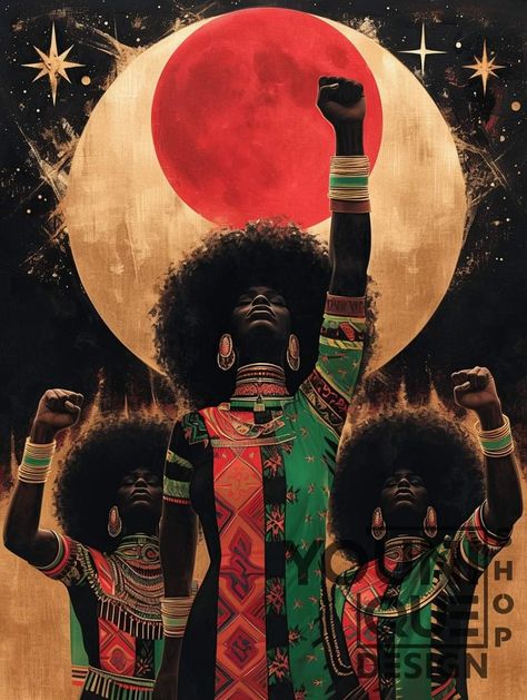 Black Appreciation Art, Afrofuturism Art Male, Afrocentric Art Inspiration, Afro Art Wallpaper, African Spirituality Art, African American Wallpaper, Afro Futurism Art, Afrocentric Art Goddesses, Afro Surrealism