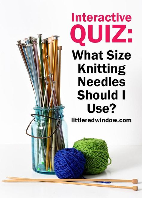 Trying to figure out which knitting needles to use for your next project? Take this interactive quiz and get a personalized recommendation! Circle Needle Knitting, Knitting On Circular Needles, How To Knit On Circular Needles, Knitting In Round Patterns, Knitting With Circular Needles, How To Use Circular Knitting Needles, Circular Needles Knitting, How To Knit With Circular Needles, Circular Needle Knitting Patterns