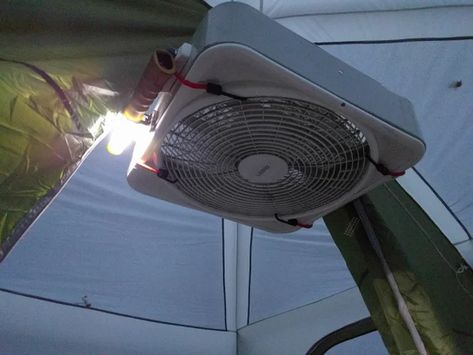 Tent Fan, Ceiling Exhaust Fan, Tailgate Tent, Diy Tent, Diy Ceiling, Small Fan, Portable Fan, Pop Up Tent, Trash To Treasure