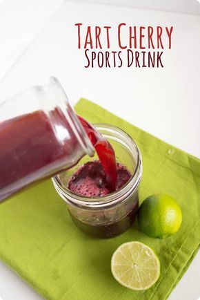 Tart Cherry Sports Drink recipe -- rehydrate and refuel with an added inflammation-busting punch from the tart cherry juice!  sponsored by @choosecherries #GoTart  from @fannetasticfood Sports Drink Recipe, Dietitian Recipes, Cherry Drink, Refreshing Beverages, Tart Cherry Juice, Hydrating Drinks, Cherry Recipes, Cherry Juice, Mango Smoothie