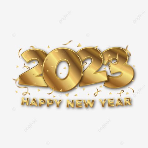 2023 Vector, 2023 Celebration, Khmer New Year, Happy New Year Text, Celebration Design, 2023 Mood, New Year Text, 2023 Png, Happy New Year Pictures