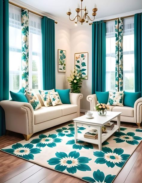 Colourful Living Room Decor, Elegant Living Room Design, Interior Design Your Home, Luxury House Interior Design, Colourful Living Room, Home Design Living Room, Sofa Living Room, Home Decor Living Room, Living Room Decor Cozy