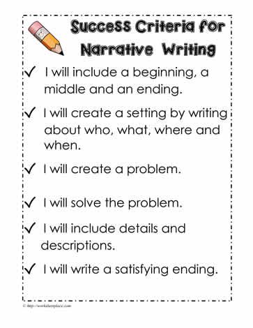 Narrative Success Criteria Writing Success Criteria, Teacher Clarity, Narrative Writing Checklist, Student Goals Bulletin Board, Narrative Writing Lessons, Narrative Writing Activities, Peer Editing, Visible Learning, Third Grade Writing