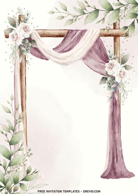 11+ Blush Watercolor Floral Arch Wedding Invitation Templates | Download Hundreds FREE PRINTABLE Birthday Invitation Templates Blank Wedding Invitation Templates Cards, Blank Wedding Invitation Templates, Arch Wedding Invitation, Blank Wedding Invitations, Digital Wedding Invitations Templates, Indian Wedding Invitation Card Design, Floral Arch Wedding, Wedding Card Frames, Wedding Invitation Background