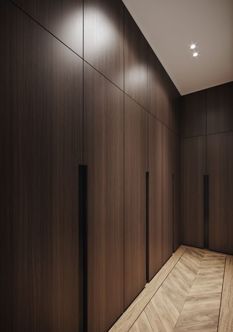 NV9 APARTMENT on Behance Veneer Wardrobe Design, Wardrobe Laminate Design, Vstupná Hala, Wall Wardrobe Design, Wooden Wardrobe Design, Wardrobe Design Modern, Almirah Designs, Modern Cupboard, Bedroom Cupboards