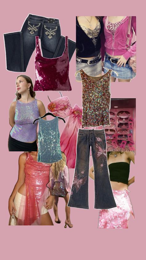 aesthetic y2k sequin top, y2k jeans, y2k princess Y2k Sequin Top, Y2k Princess, Y2k Fits, Aesthetic Y2k, Jeans Y2k, Y2k Jeans, Y2k Outfits, Sequin Top, Y2k Fashion