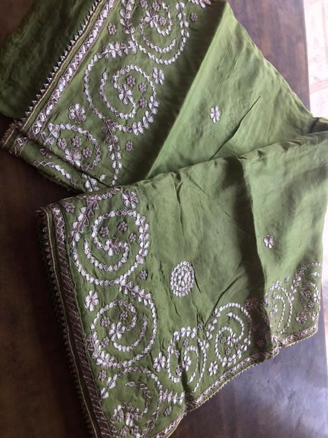 Pure upada silk saree with blouse ready for dispatch with gota Patti work @highlight Akshati Fab Sunita Upada Silk Saree, Gota Patti Work, Silk Saree With Blouse, Saree With Blouse, Silk Saree, Silk Sarees, Saree, Pure Products, Silk