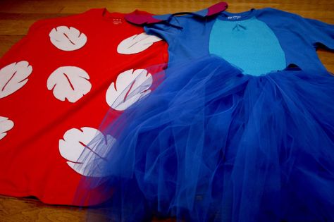 Stitch Diy Costume, Lilo And Stitch Trunk Or Treat, Diy Lilo And Stitch Costume, Stitch Costume Women, Diy Lilo Costume, Stitch Costume Diy, Costume Halloween Diy, Stitch Bday, Lilo Costume