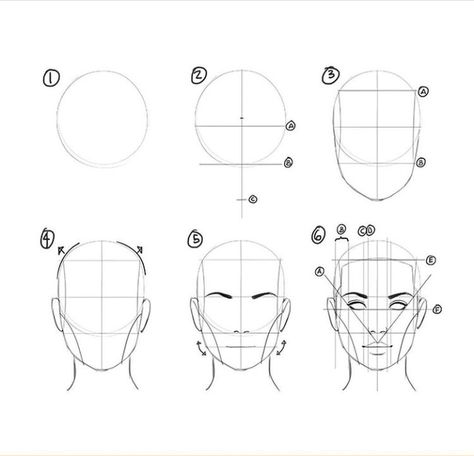 21 Draw, Face Proportions Drawing, Draw Head, Human Body Drawing, 얼굴 드로잉, Drawing Tutorial Face, Fashion Illustrations Techniques, Human Anatomy Drawing, 얼굴 그리기