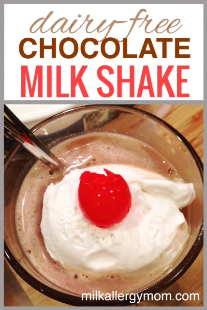 Dairy-Free Chocolate Milk Shakes | Food Allergy Friendly Chocolate Milk Shakes, Dairy Free Summer Recipes, Dairy Free Drinks, Dairy Free Milkshake, Chocolate Milk Shake, Dairy Free Waffles, Egg Baked, Milk Allergy Mom, Got Chocolate