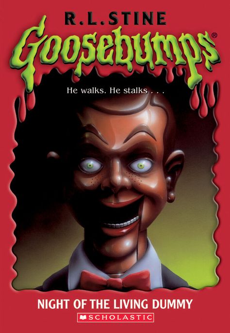 Night Of The Living Dummy, Slappy The Dummy, Goosebumps Books, Dummies Book, Vintage Book Cover, Movie Covers, Movie Posters Design, Book Cover Art, Language Learning