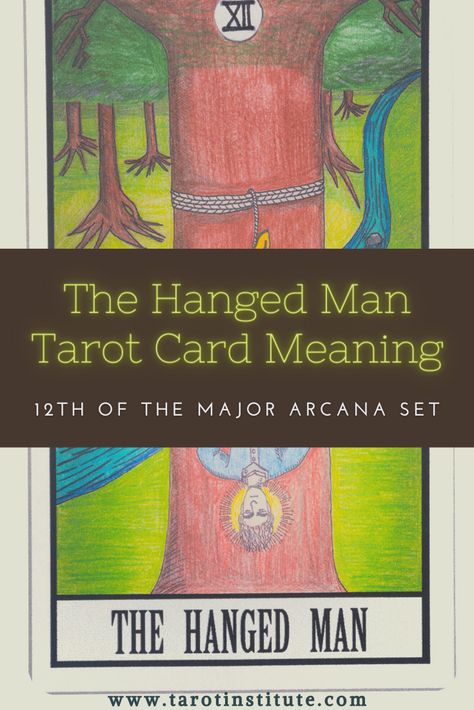 In this article, we'll learn more about the Hanged Man Tarot Card Meaning & Symbolism. We'll also learn what it's upright and reversed meaning. The Hanged Man Tarot Meaning Love, Hanged Man Tarot, The Hanged Man, Tarot Meanings, Tarot Learning, Tarot Card Meanings, Minor Arcana, Major Arcana, Male Cards