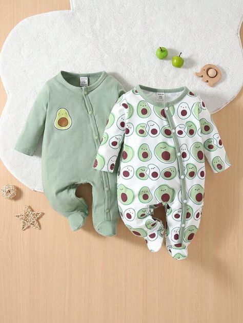 Egg Avocado, Avocado Print, Striped Bodysuit, Girls Stripes, Baby Outfits Newborn, Baby Outfits, Girls Pajamas