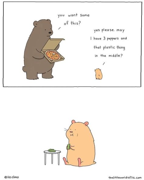 Liz Climo Comics, Liz Climo, Animal Comics, Funny Animal Comics, Talking Animals, Famous Comics, Animated Animals, Animal Illustrations, Funny Doodles