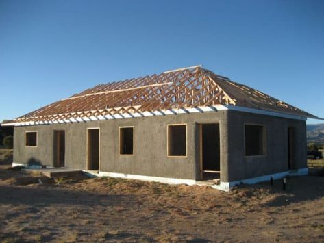 Non-Toxic & Natural Alternative Building Systems - My Chemical-Free House Autoclaved Aerated Concrete, Wall Types, Rammed Earth Homes, Insulated Concrete Forms, Home Structure, Adobe House, Concrete Forms, Cob House, Portland Cement