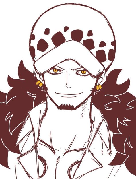 Law Icon, Anime Lineart, Art Outfit, Anime Crafts, Trafalgar Law, One Piece Drawing, One Piece Comic, One Piece Pictures, One Piece Fanart