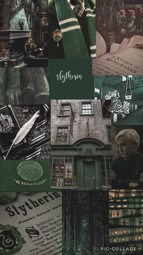 Diversas imagens que se relacionam com a casa de hogwarts Slytherin Aesthetic Wallpaper Collage, Slytherin Wallpaper Collage, Harry Potter Aesthetic Wallpaper Slytherin, Harry Potter Draco Malfoy Wallpaper, Slytherin Wallpaper Backgrounds, Harry Potter Slytherin Wallpapers, Slytherin Wallpaper Iphone, Harry Potter Slytherin Aesthetic, Slytherin Wallpaper Aesthetic