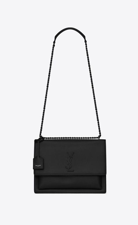 Ysl Crossbody Bag, Crossbody Bag Outfit, Saint Laurent Handbags, Monogram Bag, Large Bag, Medium Bags, Chain Bags, Small Leather Goods, Ysl Bag