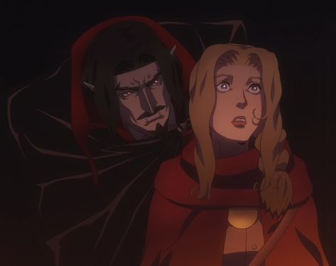 Lisa And Dracula, Dracula And Lisa, Lisa Tepes, Vlad Dracula Tepes, Dracula Castlevania, Castlevania 3, Castlevania Dracula, Castlevania Netflix, Vlad Dracula