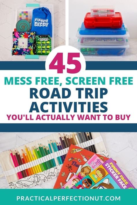 Kids Roadtrip Activites, Travel Kids Activities Car, Road Trip Needs, Roadtrip Kids Activities, Long Road Trip Ideas For Kids, Car Trip Ideas For Kids, Road Trip Busy Bags, Car Ride Activities For Kids, Roadtrip With Kids