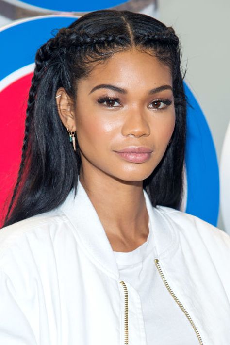 Chanel Iman, Peinados Fáciles Para Cabello Corto, Half Up Half Down Hair, Half Up Hair, African Hairstyles, Half Up Half Down, Hairstyles Haircuts, Down Hairstyles, Half Up