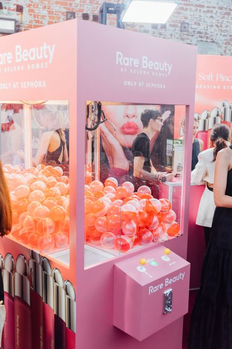 Tips for Creating a Fresh, Modern Fundraising Event Inspired By Selena Gomez’s Rare Impact Fund Benefit | BizBash Rare Beauty Selena Gomez, Brand Activation Ideas, Experiential Marketing Events, Red Carpet Affair, Catering Design, Event Booth, Personal Mission, Fundraising Event, Experiential Marketing