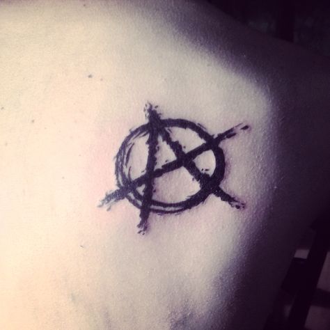 Anarchy tattoo Anarchy Tattoo Ideas, Anarchist Tattoo, Punk Tattoo Ideas, Anarchy Tattoo, Punk Tattoo, Ancient Tattoo, Remembrance Tattoos, Goth Tattoo, Rune Tattoo