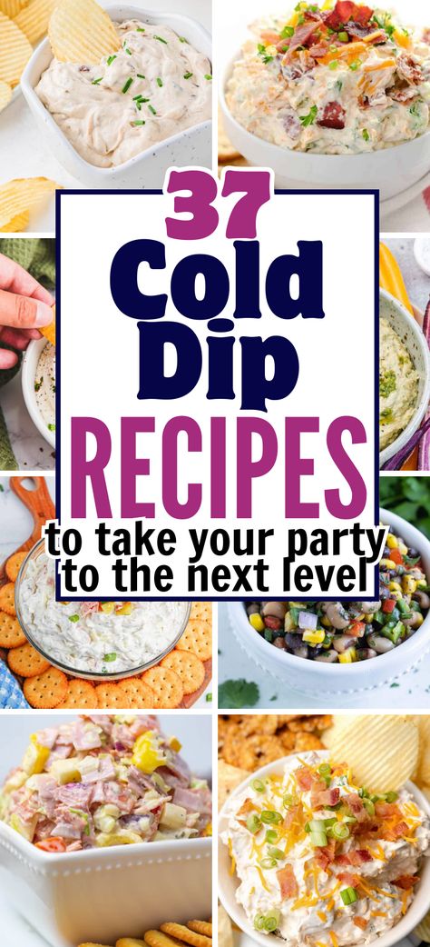 Craving some tasty chip dips for your summer gatherings? Look no further! These 30 best cold dip recipes are perfect for any party, whether you’re serving them with crackers, veggies, or as accompaniments to seafood. Party dip recipes, party appetizer dips, party dip, chip dip recipes, cold dip recipes, cold dips, veggie dip, party appetizers. Appetizers Dips For Party Easy, Cookout Dip Recipes, Best Dips Cold, Summer Party Dip Recipes, Dips And Chips Recipes, Chilled Dip Recipes, Dip Chips Recipes, Dips With Chips, Quick Chip Dip Recipes