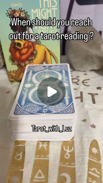 Ever wonder when you should reach out to a tarot reader? watch the video to get an idea. :) Tarot Reader, Tarot Readers, Tarot Decks, Watch Video, Tarot Reading, Wonder, Reading