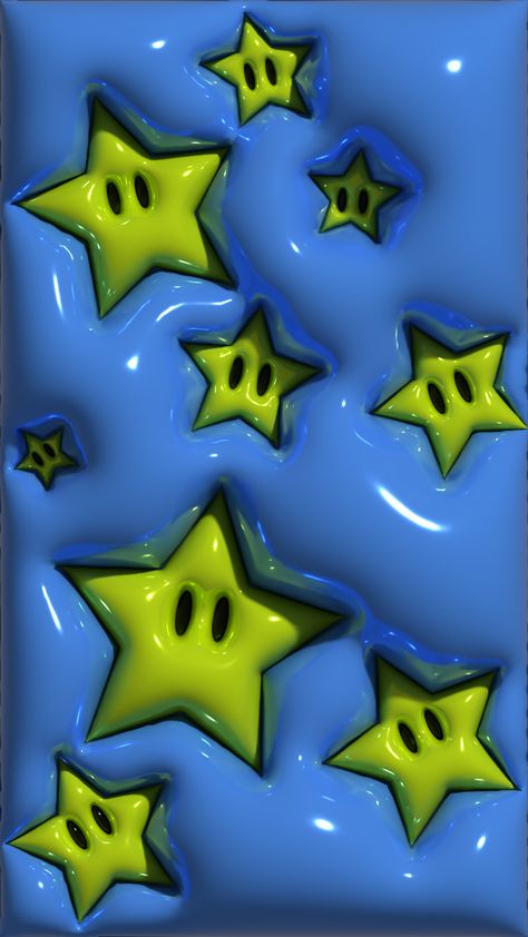 Super Mario Stars 3D iPhone Wallpapers Mario Wallpaper Aesthetic Y2k, 3d Mario Wallpaper, Nintendo Ipad Wallpaper, Super Paper Mario Wallpaper, Cute Mario Wallpaper, Cool Iphone Wallpaper Aesthetic, Mario Lockscreen, Super Mario Galaxy Aesthetic, Pick Wallpapers