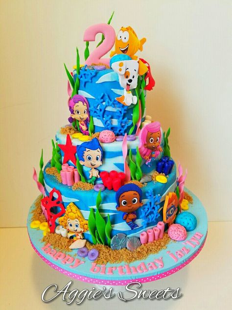 Bubble Guppies Birthday Party Ideas Cake, Truck Cake Birthday, Bubble Guppies Themed Birthday Party, Bubble Guppies Birthday Theme, Bubble Guppies Birthday Party Ideas, Bubble Guppies Birthday Cake, Cake Truck, Bubble Guppies Theme, Bubble Guppies Cake