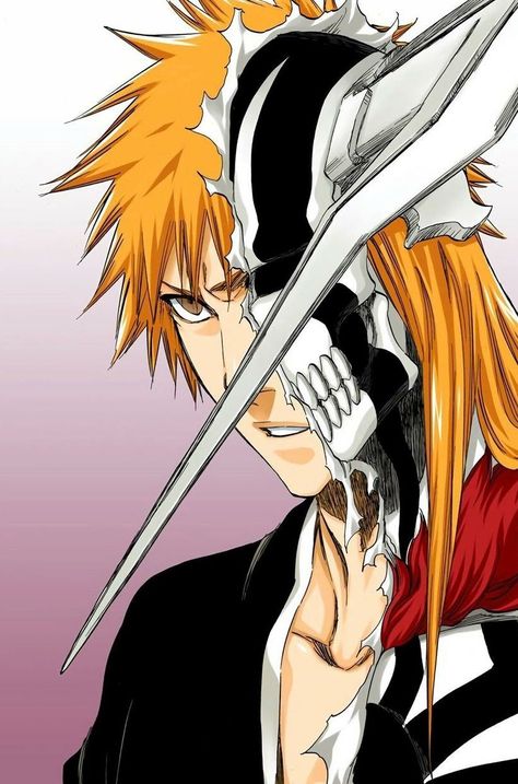 Ichigo Kurosaki, Bleach, Orange, Anime, Hair