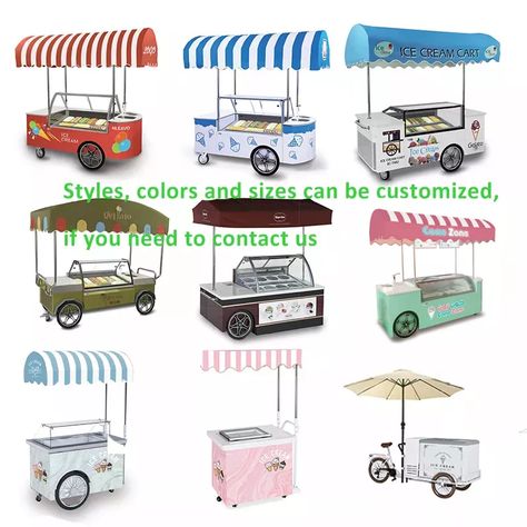 Vending Cart Design, Diy Ice Cream Cart, Popsicle Cart, Ice Cream Carts, Ice Cream Vending Machine, Ice Cream Seller, Vending Machine Design, Vending Cart, Popsicle Ice Cream