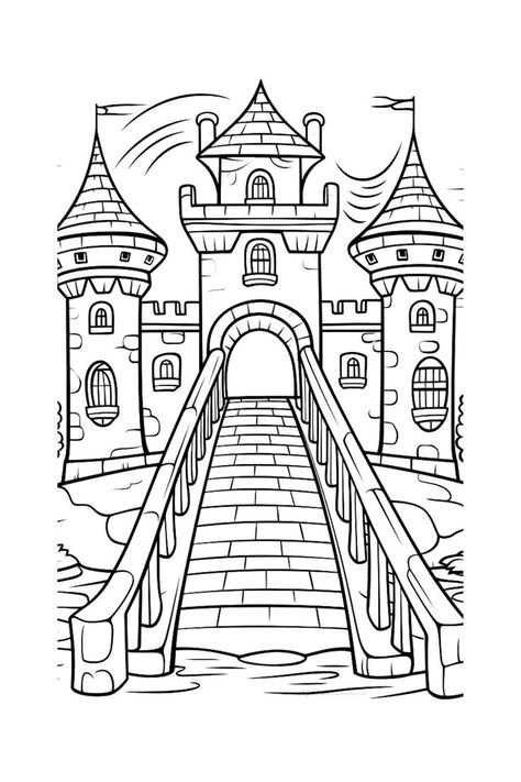 Add a touch of enchantment to your summer activities with our free printable castle coloring page! Homeschooling has never been more exciting with our educational resources and printable materials. Let your kids unleash their creativity while enjoying indoor fun. Delve into a world of colors and inspiration by visiting our Etsy shop (link in bio) for an assortment of coloring pages. Castle Sketch, Doodling Tutorial, Castle Coloring Page, Frozen Coloring Pages, Free Kids Coloring Pages, Coloring Bookmarks, Indoor Fun, Cool Coloring Pages, Page Ideas