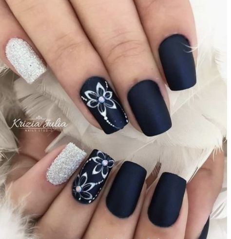 Dark Blue Nail Designs, Dark Blue Nail, Blue Nail Designs, Blue Nail, Dark Blue, Nail Designs, Nails, Blue, Quick Saves