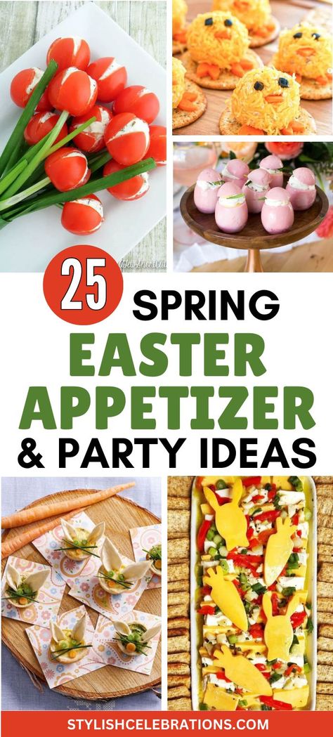 25 Spring Easter Appetizer & Party Ideas Bunny Food Ideas, Appetizer Party Ideas, Easter Appetizer Ideas, Easter Appetizer, Brunch Parties, Bunny Food, Appetizer Party, Easter Appetizers, Food Boards