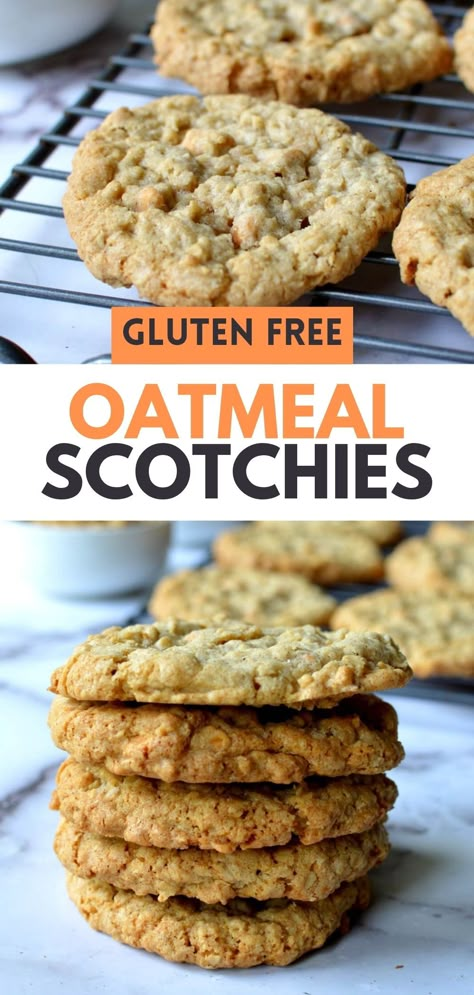 gluten free oatmeal cookies with butterscotch chips Kingdom Layout, Butterscotch Chip Cookies, Oatmeal Scotchies, Oatmeal Butterscotch Cookies, Best Gluten Free Cookies, Gluten Free Oatmeal Cookies, Gluten Free Dessert Recipes, Butterscotch Cookies, Gluten Free Cookie