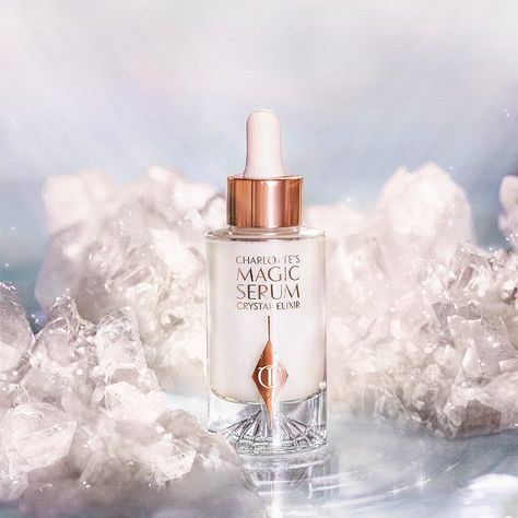 Charlotte Tilbury Magic Serum, Magic Serum, Crystal Elixir, Face Care Routine, Makeup News, Flawless Makeup Application, Makeup Store, Brighten Skin Tone, Oily Skin Care