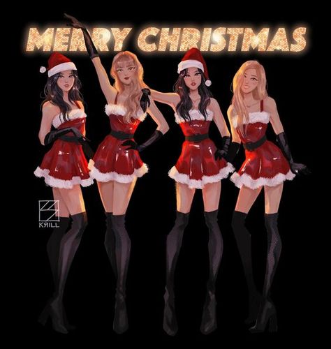 Kpop Christmas, Chica Cool, Blackpink Poster, Kim Jisoo, Blackpink Photos, Black Pink Kpop, Blackpink Fashion, Lalisa Manoban, Blackpink Rose