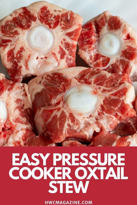 Pressure Cooker Oxtail, Red Wine Tomato Sauce, Cooking Oxtails, Oxtail Stew Recipe, Beef Oxtail, Oxtail Stew, Oxtail Recipes, Food Beef, Italian Comfort Food