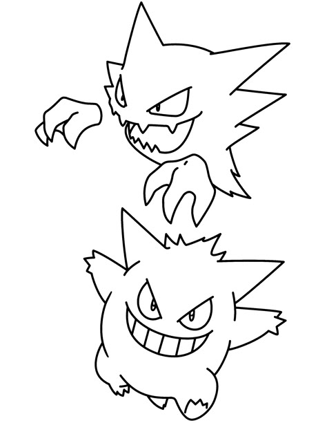 Pokemon advanced coloring pages Pokemon Go Tattoo, Tattoo Ideas Pokemon, Pokemon Tatoos Ideas, Pokemon Tattoo Ideas Black And White, Pokemon Sketch Tattoo, Gengar Tattoo, Haunter Pokemon, Pokemon Advanced, Pokemon Coloring Sheets