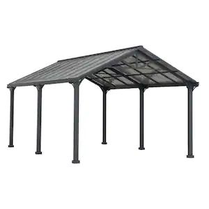 Pritchard 20 ft. W x 12 ft. D x 9.9 ft. H V2 Carport Carport Addition, Solar Pergola, Carport Covers, Carport Kits, House Awnings, Steel Gazebo, Steel Carports, Boat Trailers, Metal Carports