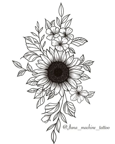 #bon #coup #crauyon #dessiner #drawing Ideas Pencil Em 2021 Sun Flower Line Drawing, Big Filler Tattoo, Flower Tattoos Sunflower, Big Flower Tattoo Designs, Sunflower Tattoo Thigh Hip, Flower Tattoos Big, Big Sunflower Tattoo, Dark Sunflower Tattoo, Simple Sunflower Tattoo Outline