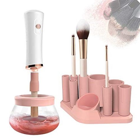 8 products to help you stick to your New Year's resolutions Makeup Brush Cleaner Machine, Electric Brush, Best Makeup Brushes, Brush Cleanser, Make Up Brush, Makeup Brush Cleaner, Dryer Machine, How To Clean Makeup Brushes, Plastic Bowls