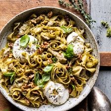 Browned Butter Pasta, Pasta Burrata, Spring Pasta, Roasted Artichoke, Pasta Easy, Butter Pasta, Meatless Dinner, Browned Butter, Half Baked Harvest