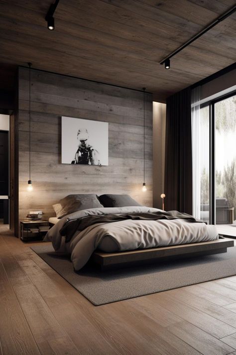 Large Modern Bedroom Ideas, Master Bedrooms Modern Design, Modern House Bedroom, Bedroom Layout Design, Modern Contemporary Bedroom, Modern Bedroom Design, Minimal Modern, Master Bedrooms Decor, Contemporary Bedroom