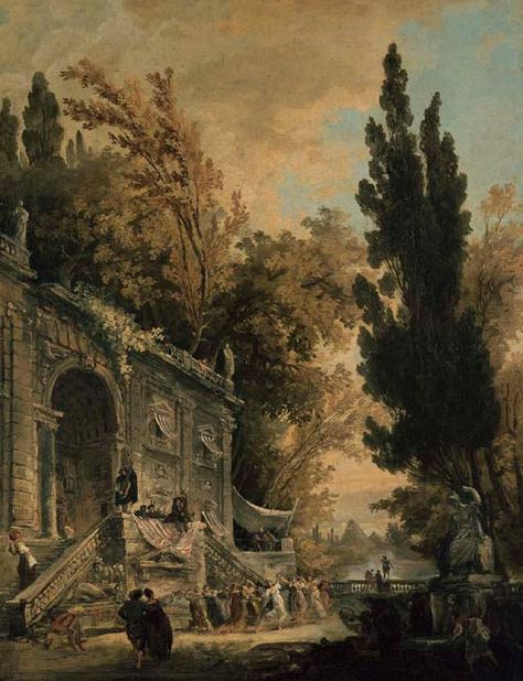 Hubert Robert (Paris 1733-1808) | La Danse | Christie's Hubert Robert, Equestrian Statue, Hudson River School, Hermitage Museum, Italian Landscape, Historical Painting, Antique Oil Painting, Louvre Museum, Mythology Art